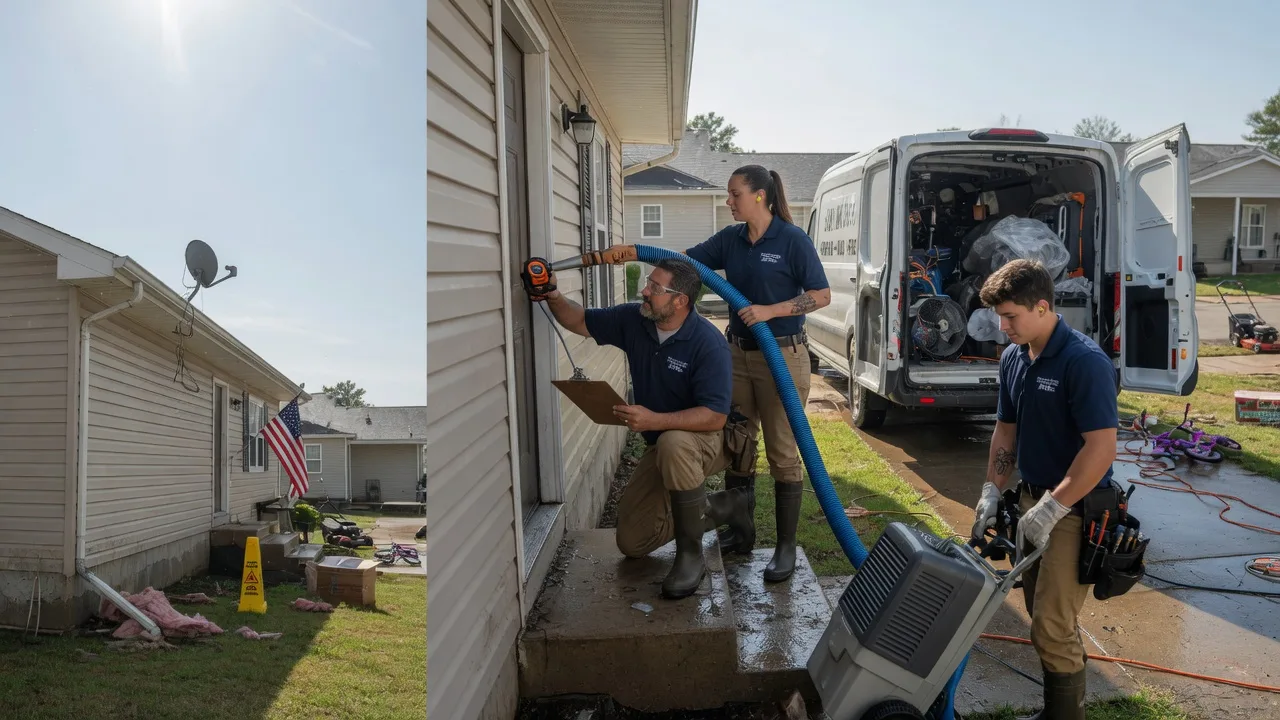 Ceiling Water Damage Restoration in Alamo, ND near me